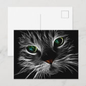 Fractal Cat Briefkaart (Voorkant / Achterkant)