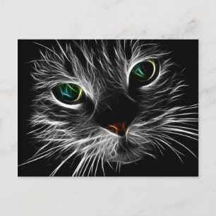 Fractal Cat Briefkaart