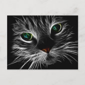 Fractal Cat Briefkaart (Voorkant)