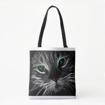 Fractal Cat Face Tas