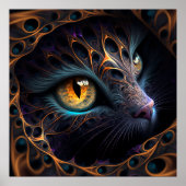 Fractal cat poster (Voorkant)