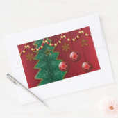 Fractal Celebration Kerst stickers (Envelop)