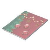 Fractal Celebration kerstblocnote Notitieblok (Linkerzijde)