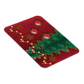 Fractal Celebration Kerstmis Flexible Magnet Magneet (Rechterzijde)