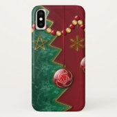 Fractal Celebration Kerstmis iPhone Case-Mate Case (Achterkant)