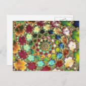 Fractal Cells - Fractal Briefkaart (Voorkant / Achterkant)