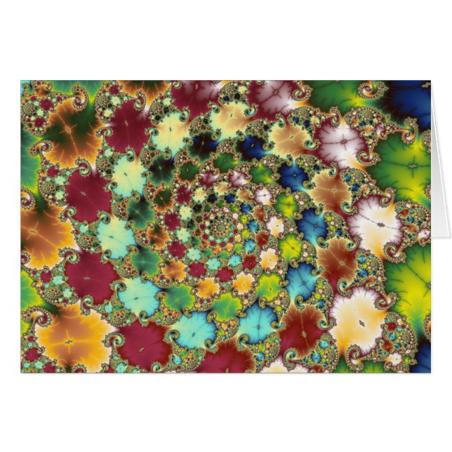 Fractal Cells - Fractal Card (Voorkant Horizontaal)