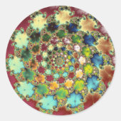 Fractal Cells - Fractal Sticker (Voorkant)