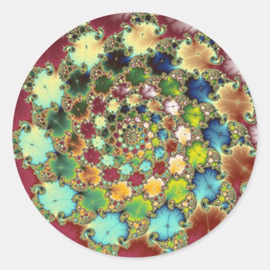 Fractal Cells - Fractal Sticker (Voorkant)