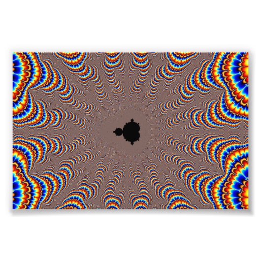 Fractal Central - Fractal Art Foto Afdruk (Voorkant)