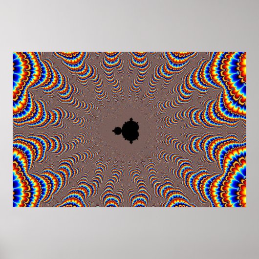 Fractal Central - Fractal Art Poster (Voorkant)