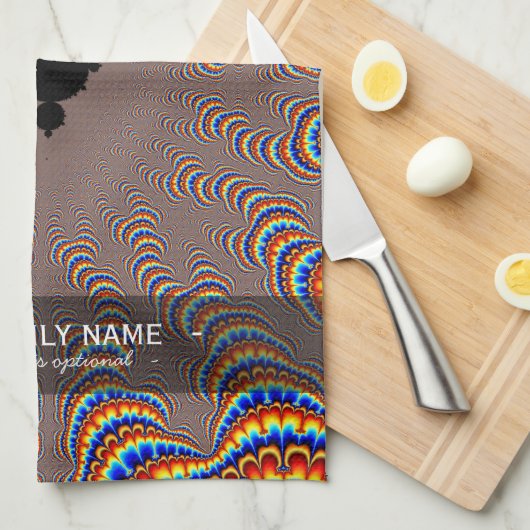 Fractal Central - Fractal Art Theedoek (Quarter Fold)