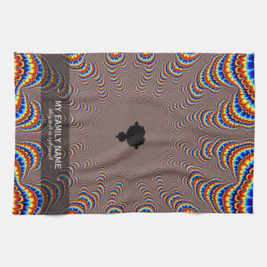 Fractal Central - Fractal Art Theedoek (Horizontaal)