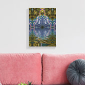 Fractal Chakra Yoga Meditation Wrapped Canvas (Insitu (Woonkamer))
