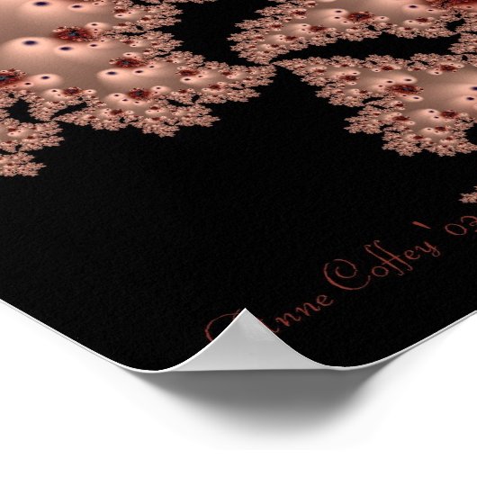 Fractal Chantilly Splendor Poster (Hoek)