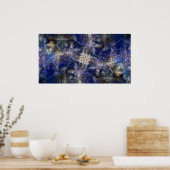 Fractal Chaos Poster (Keuken)