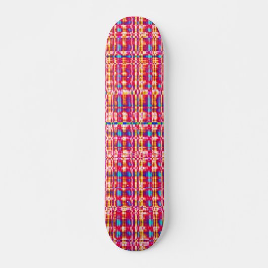 Fractal Check Persoonlijk Skateboard (Voorkant)