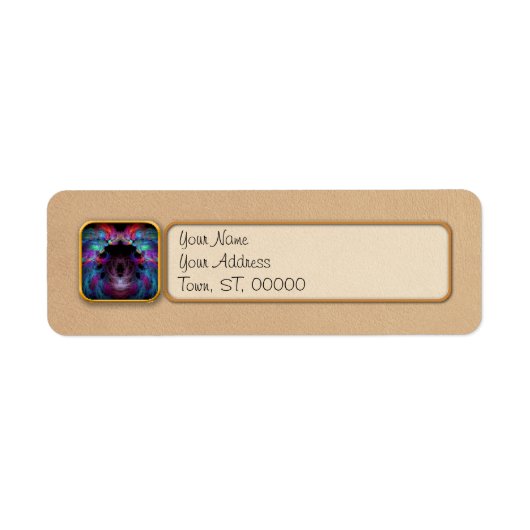 Fractal - Christus - Engelen Vleugels Etiket (Voorkant)