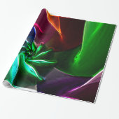 Fractal Chromatic 5-omslagpapier Cadeaupapier (Uitgerold)