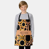 Fractal cirkels 3D geometrisch patroon Schort (Gedragen)