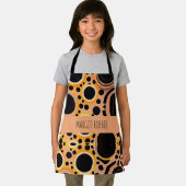 Fractal cirkels 3D geometrisch patroon Schort (Insitu)