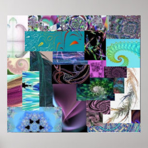 Fractal Collage—Braid Print