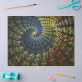 Fractal Colorful Spiral Abstract 25 decoupage Tissuepapier (Craft)