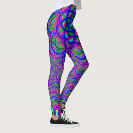 Fractal Colors Leggings