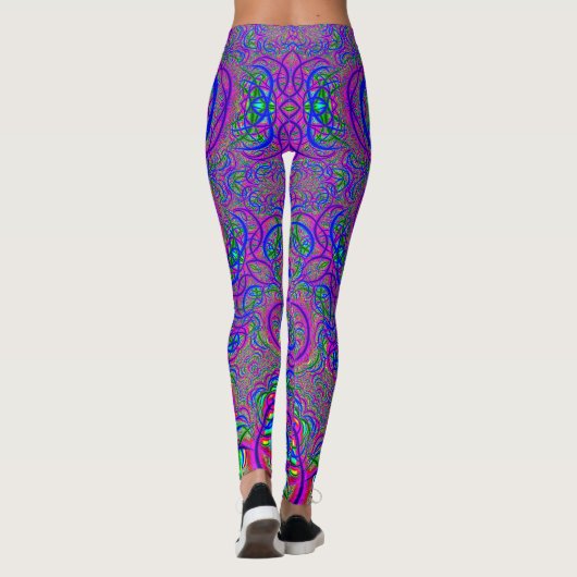 Fractal Colors Leggings (Achterkant)