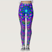Fractal Colors Leggings (Voorkant)