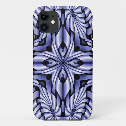 Fractal Compose - Kaleidoscoopblauw Case-Mate iPhone Case (Achterkant)