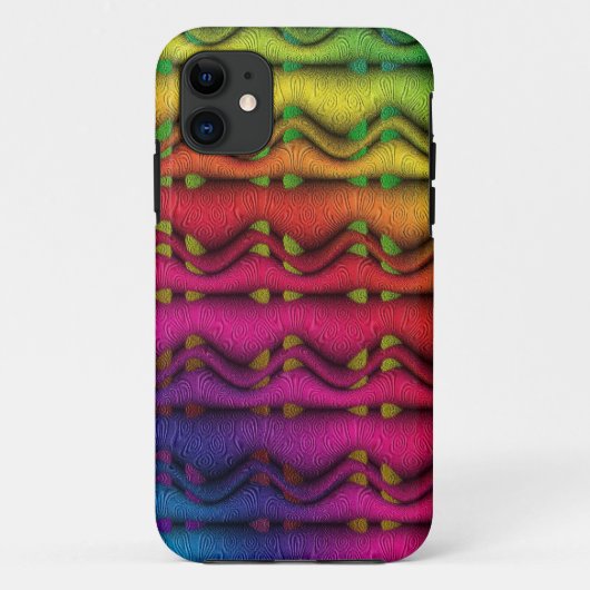 Fractal Composing - gekleurde golven Case-Mate iPhone Case (Achterkant)
