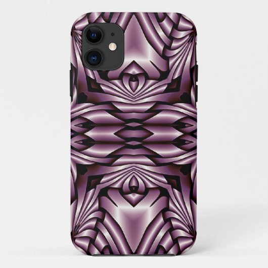 Fractal Composing - Kaleidoscoop rood Case-Mate iPhone Case (Achterkant)