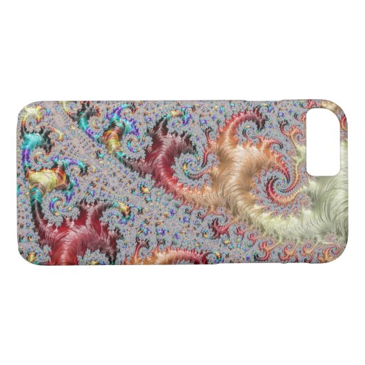 Fractal Confetti Blast Case-Mate iPhone Case (Achterkant (Horizontaal))