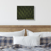 Fractal Conifer Forest Canvas Afdruk (Insitu (Slaapkamer))