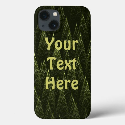 Fractal Conifer Forest Case-Mate iPhone Case (Achterkant)