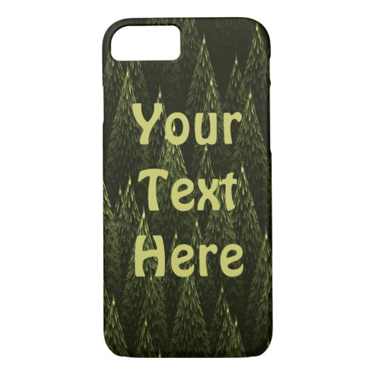 Fractal Conifer Forest Case-Mate iPhone Case (Achterkant)