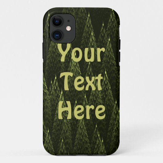 Fractal Conifer Forest Case-Mate iPhone Case (Achterkant)