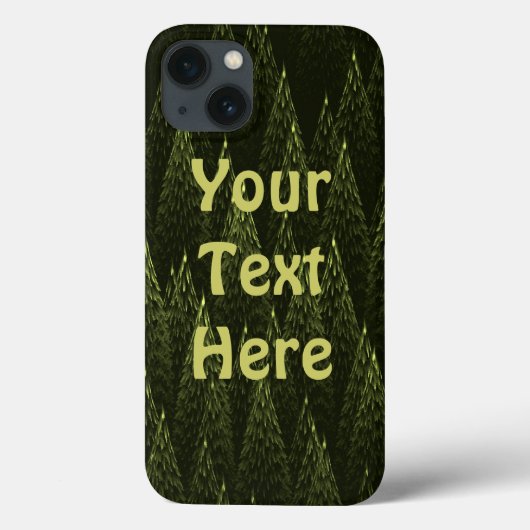 Fractal Conifer Forest Case-Mate iPhone Case (Achterkant)