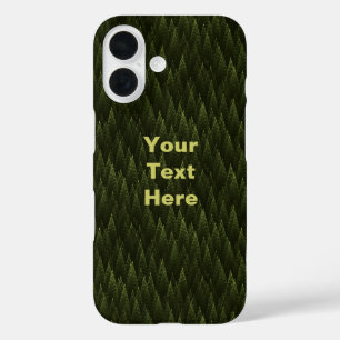 Fractal Conifer Forest iPhone 16 Hoesje