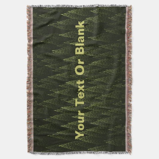 Fractal Conifer Forest Deken (Voorkant Verticaal)