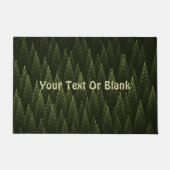 Fractal Conifer Forest Deurmat (Voorkant)