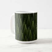 Fractal Conifer Forest Koffiemok (Voorkant links)