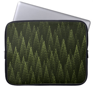 Fractal Conifer Forest Laptop Sleeve