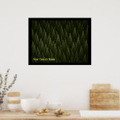 Fractal Conifer Forest Poster (Keuken)