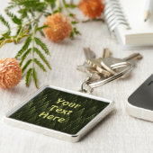 Fractal Conifer Forest Sleutelhanger (Zijkant)