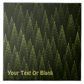 Fractal Conifer Forest Tegeltje (Voorkant)