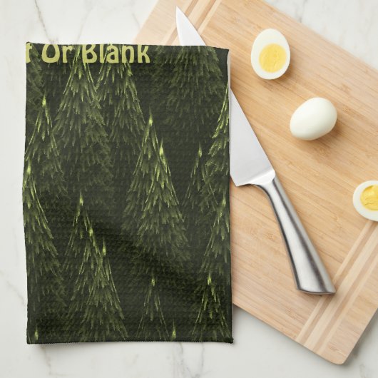 Fractal Conifer Forest Theedoek (Quarter Fold)