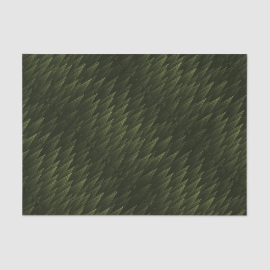 Fractal Conifer Forest Tissuepapier (Voorkant)