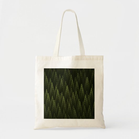 Fractal Conifer Forest Tote Bag (Voorkant)